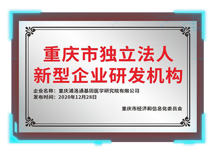 重庆市独立法人新型企业研发机构